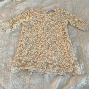 Baileys Blossom 12-18M Ivory Lace Dress